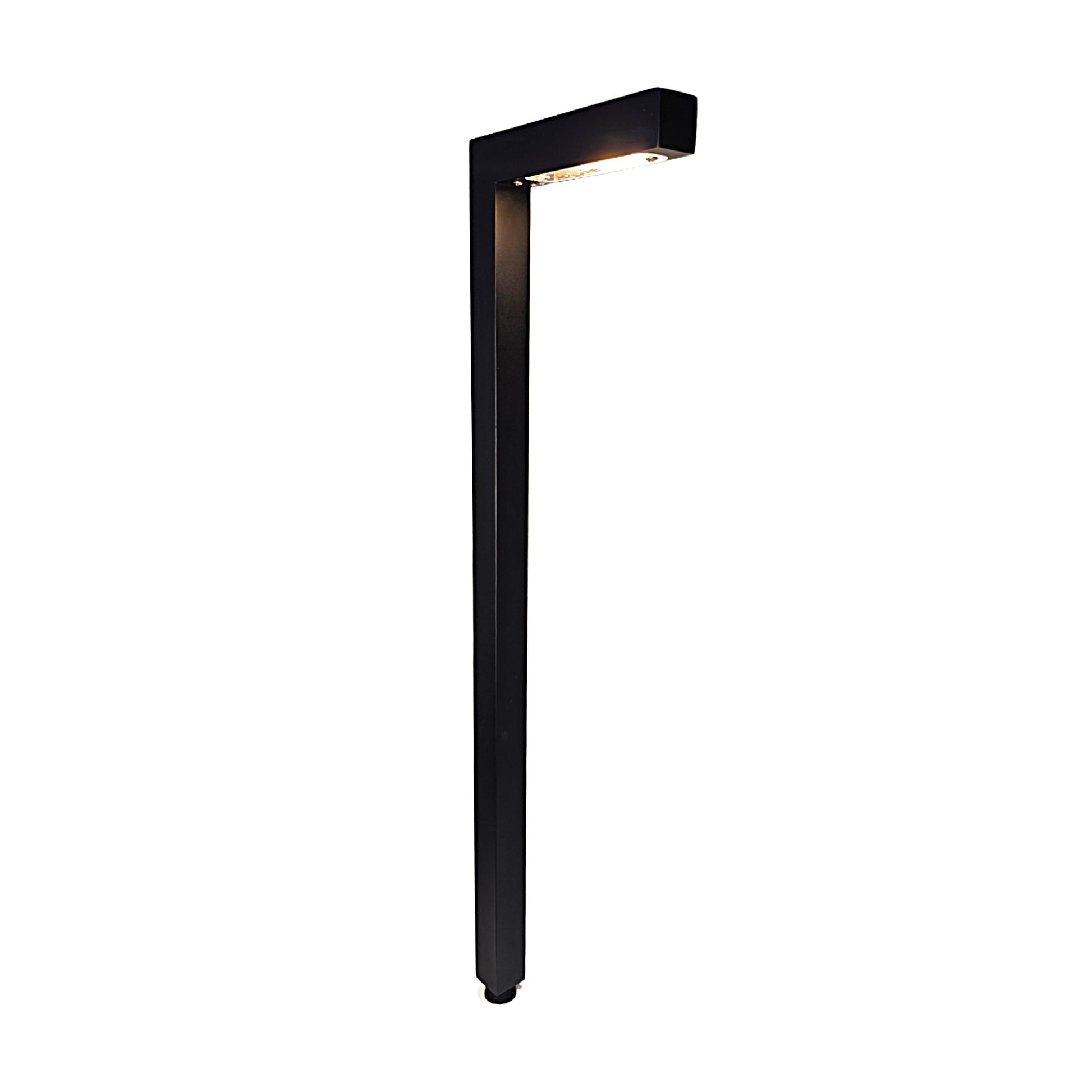 Noir Luminaire Contemporary Solid Brass Path Light Outdoor Landscape Lighting by Lumiere Lighting