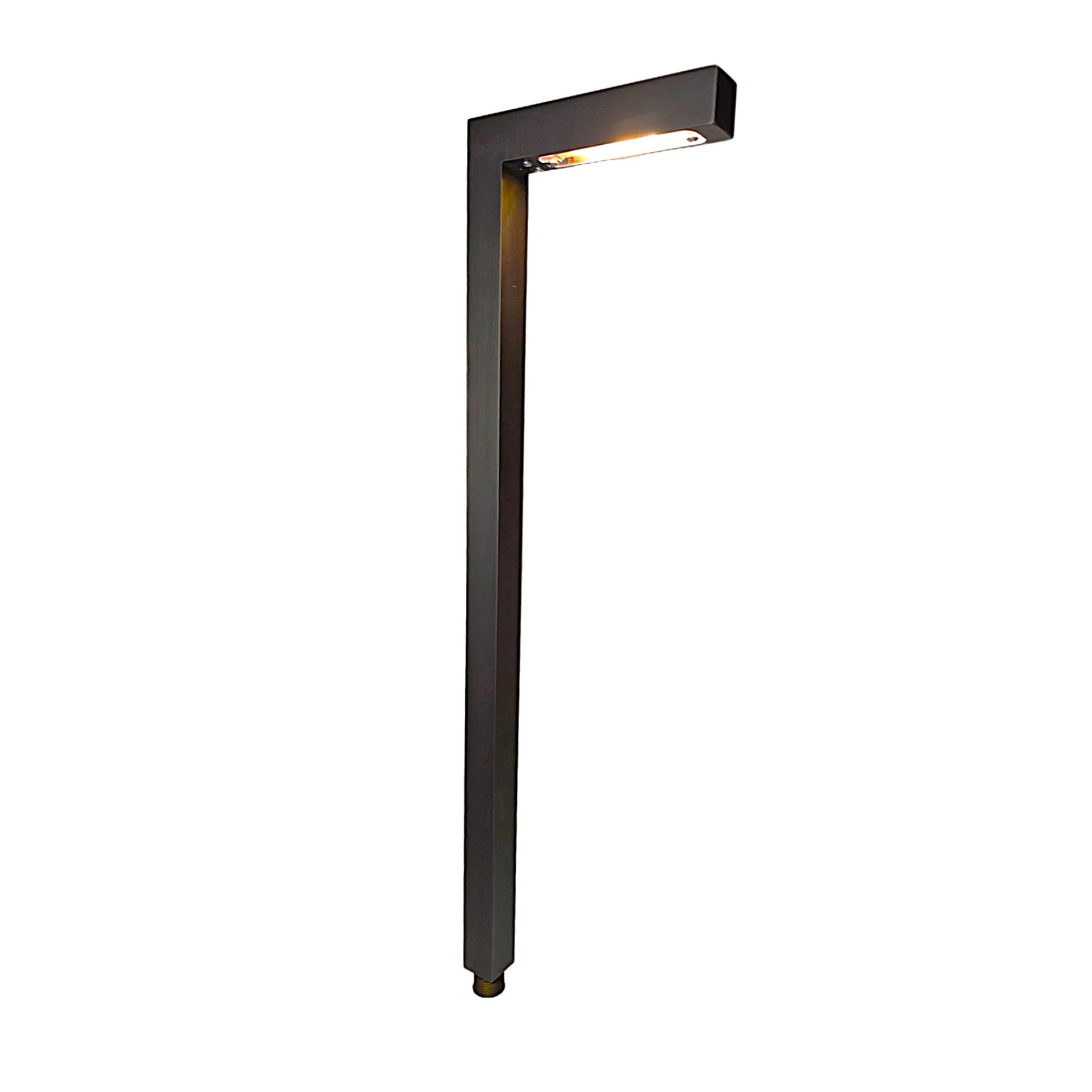 Luminaire Solid Brass Path Light Outdoor Landscape Lighting by Lumiere Lighting