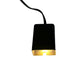 Lustre Solid Cast Brass Deck Step Light (Black)