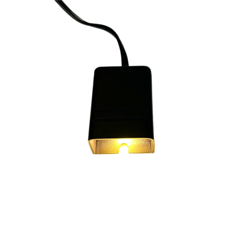 Lustre Solid Cast Brass Deck Step Light (Black)