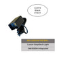 Lustre Solid Cast Brass Deck Step Light (Black)