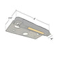 Mirabeau 5" Aluminum + Stainless Steel Step & Deck Light