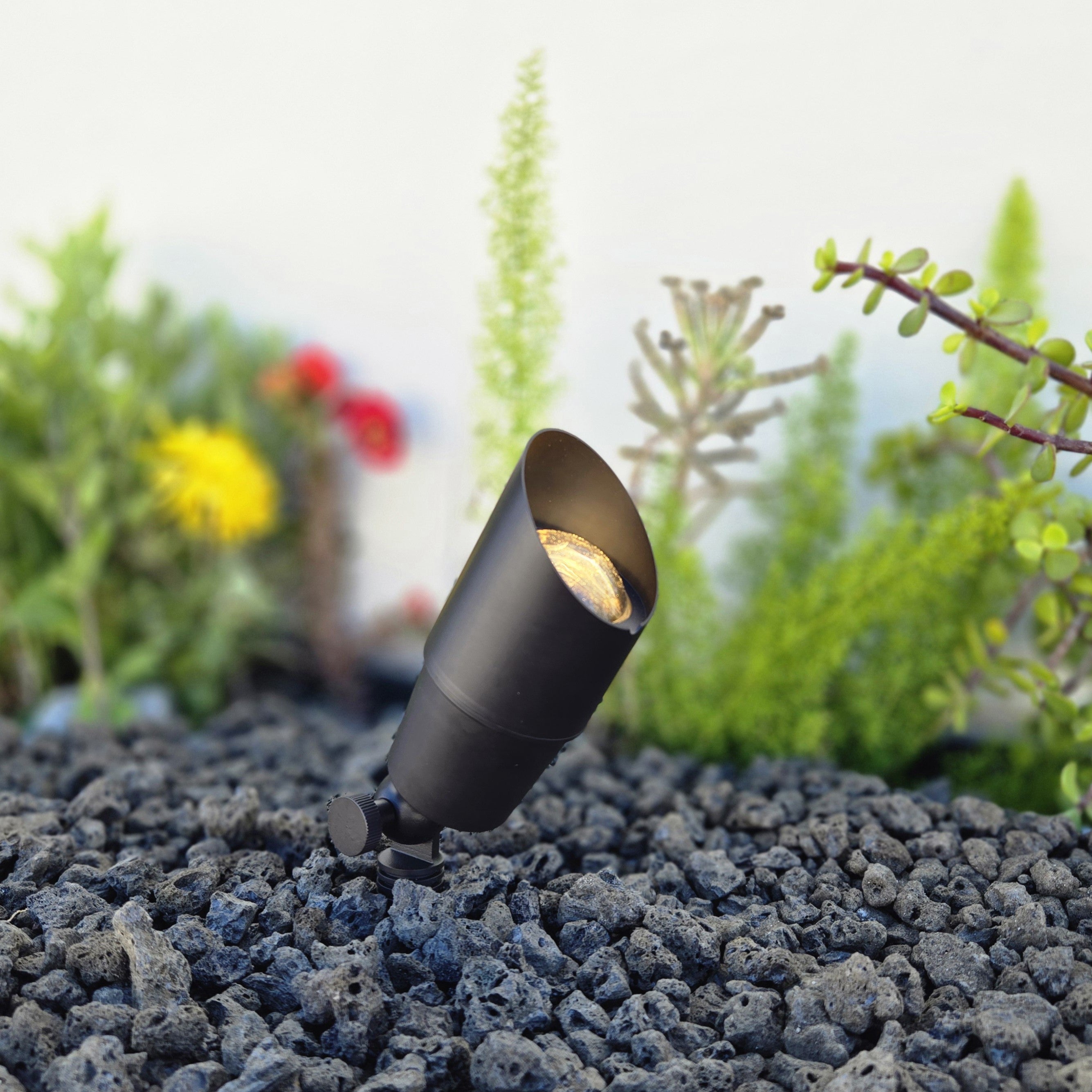 Magie Cast Brass Dark Bronze Outdoor Spot Lights 6 Pack