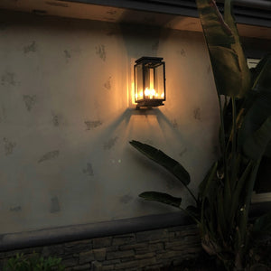 Marsella Solid Brass Contemporary Wall Sconce Lantern Light