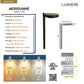Meridianne Cast Brass Contemporary Pathway Light Natural Bronze by Lumiere Lighting