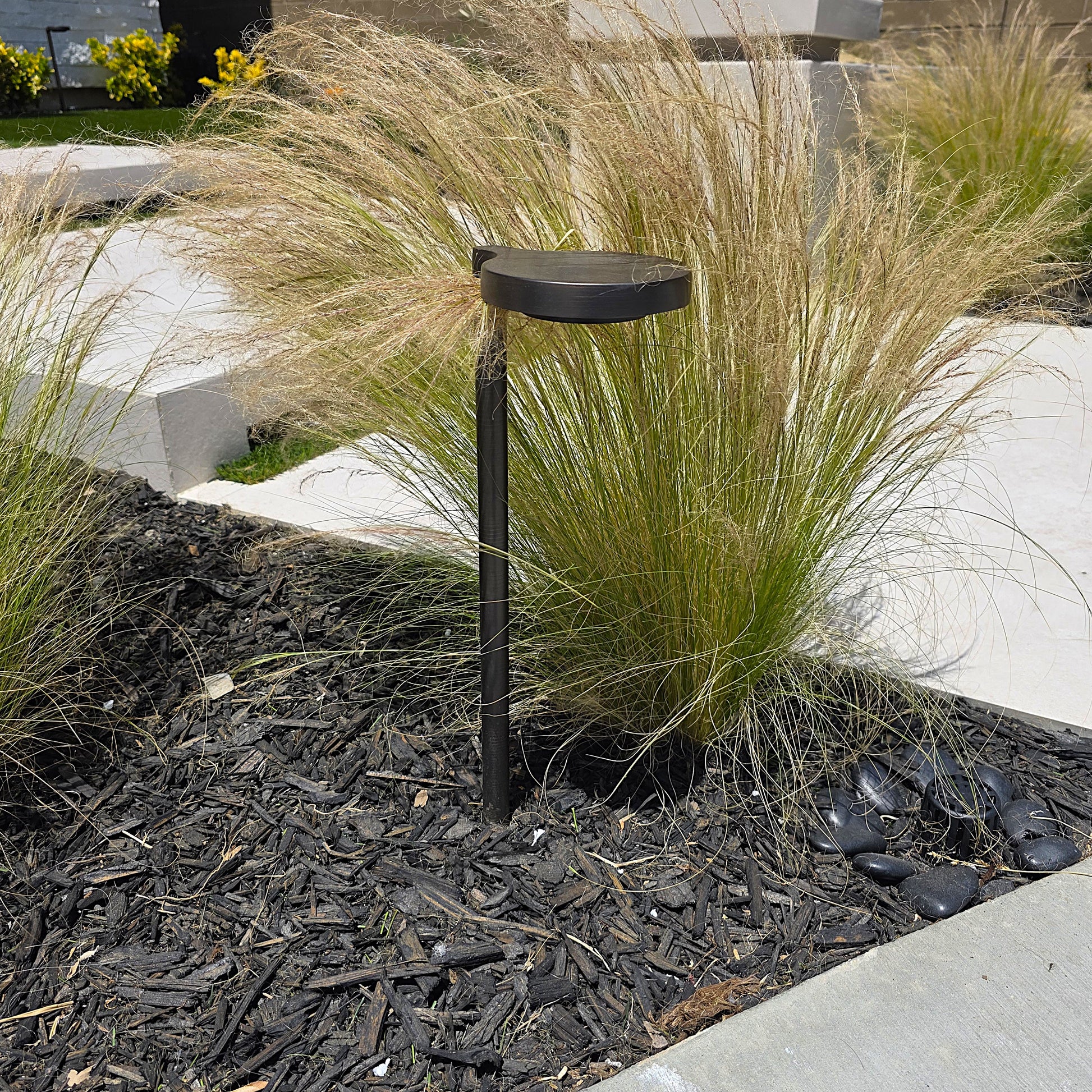 Meridianne Cast Brass Contemporary Pathway Light Natural Bronze by Lumiere Lighting