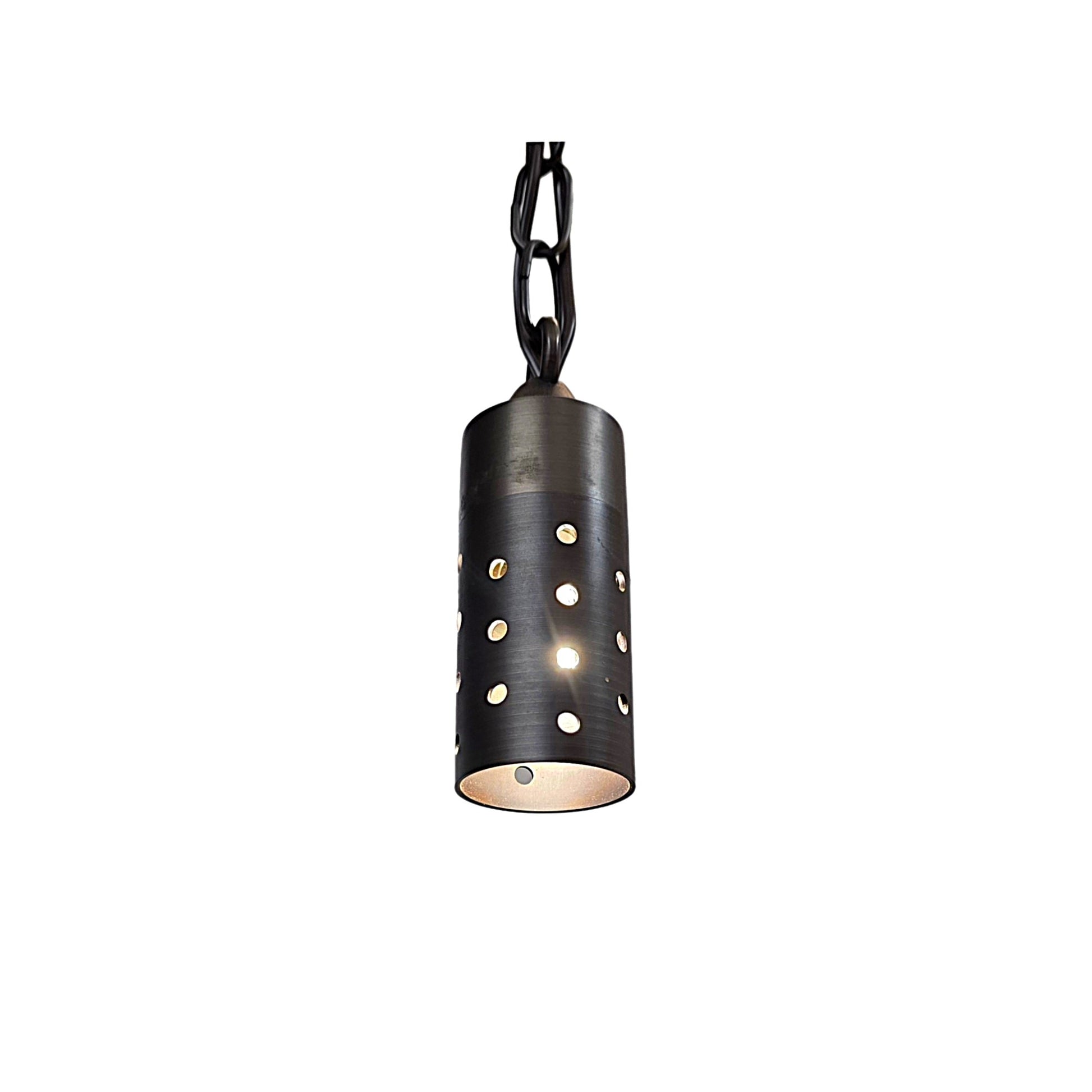 Petite Suspendu Cast Brass Pedant-Hanging Light by Lumiere Lighting