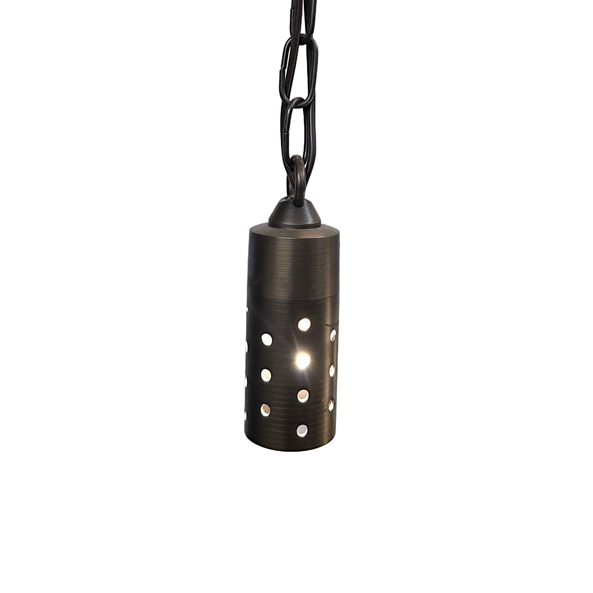 Petite Suspendu Cast Brass Pedant-Hanging Light by Lumiere Lighting