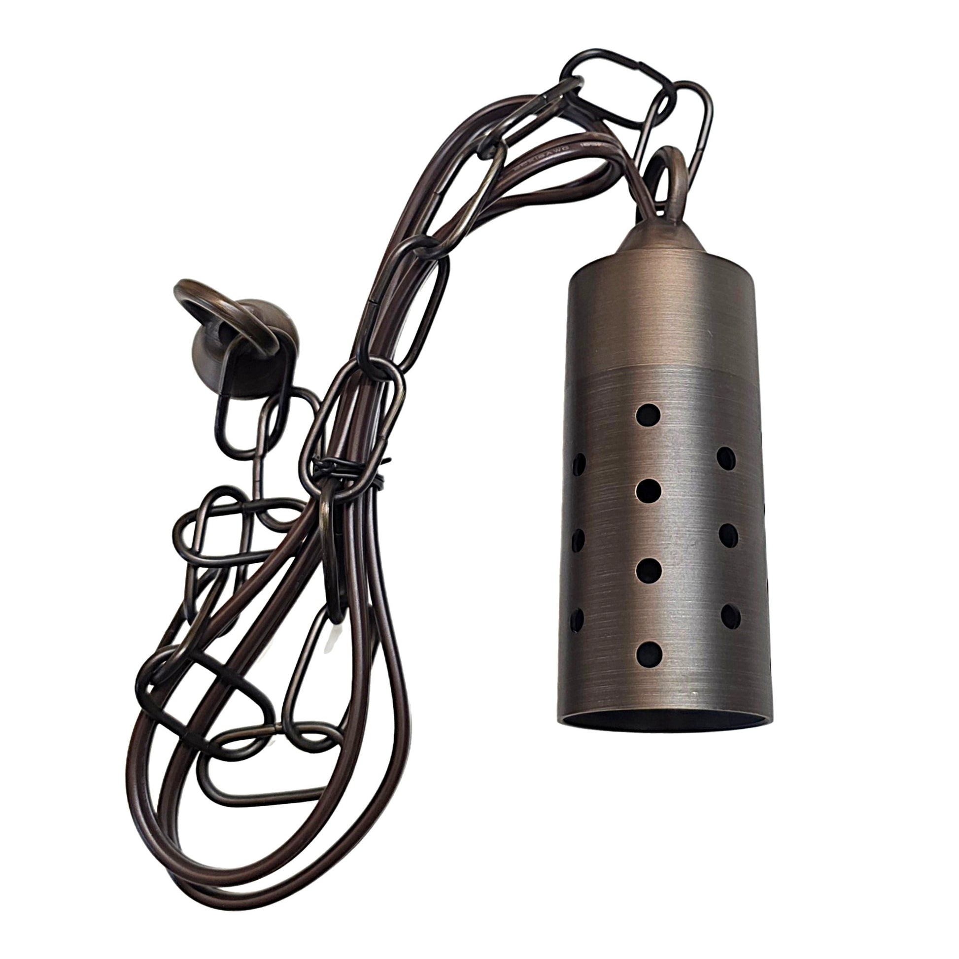 Petite Suspendu Cast Brass Pedant-Hanging Light by Lumiere Lighting