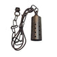 Petite Suspendu Cast Brass Pedant-Hanging Light by Lumiere Lighting