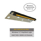 Mirabeau 12" Aluminum + SS Hardscape Step/Deck & Retaining Wall Light