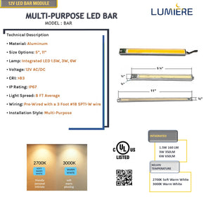 Multi-Purpose Outdoor COB LED Bar