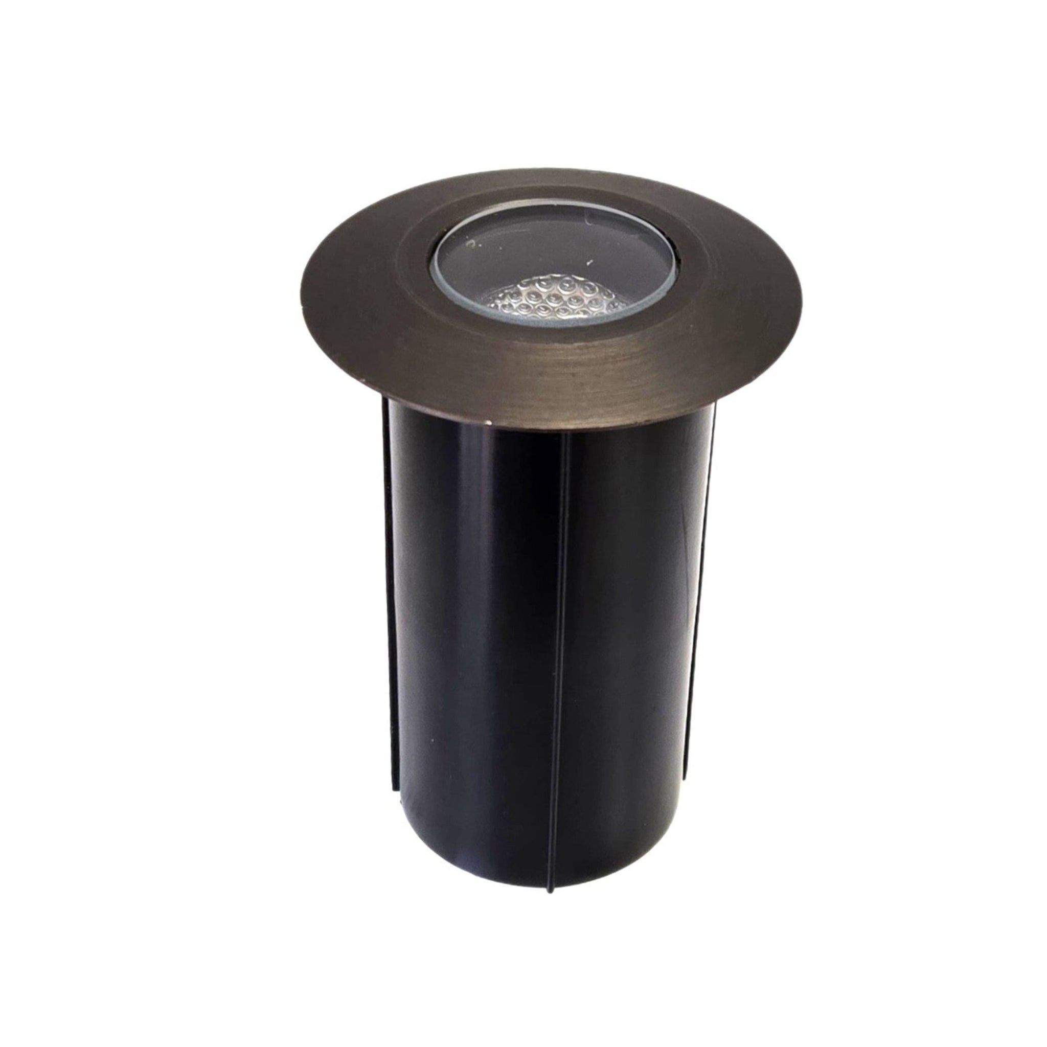 Bowers 92mm Round Recessed LED Light - 12V/24V Silver - Waterproof For Interior Or Exterior Use