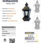 Normandie Solid Brass Craftsman Column Mount Pilaster Lantern Light
