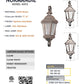 Normandie Solid Brass Craftsman Wall Sconce Light
