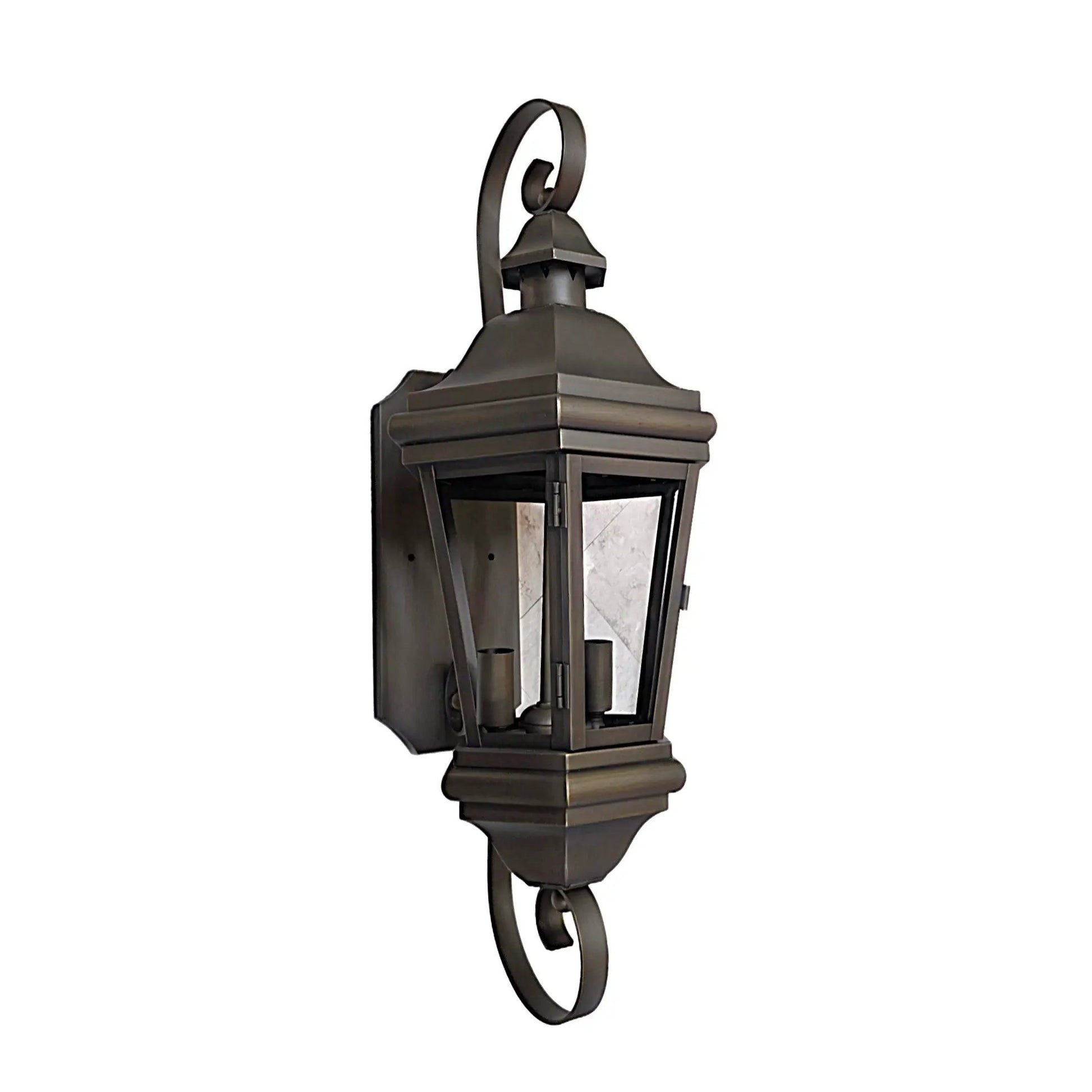 Normandie Solid Brass Craftsman Wall Sconce Light by Lumiere Lighting