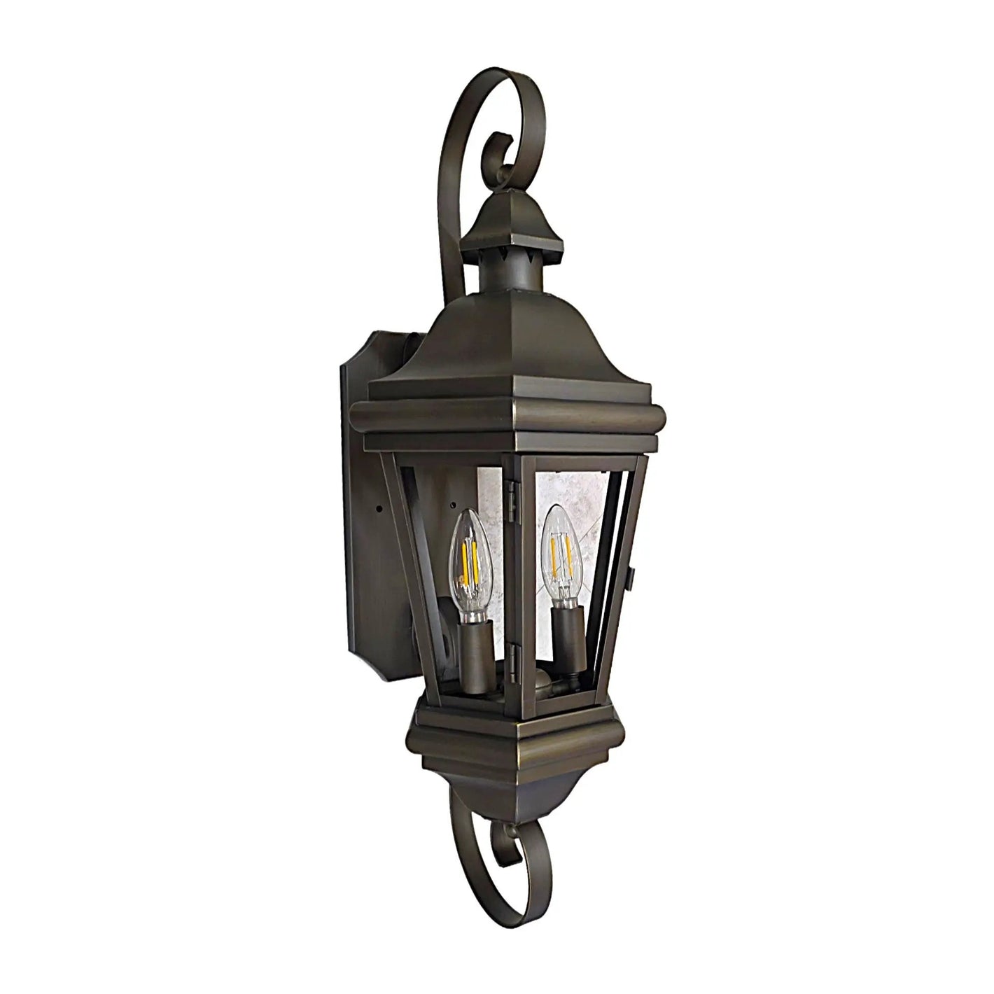 Normandie Solid Brass Craftsman Wall Sconce Light by Lumiere Lighting