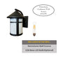 NotreDame Solid Brass Craftsman Wall Sconce Lantern Light