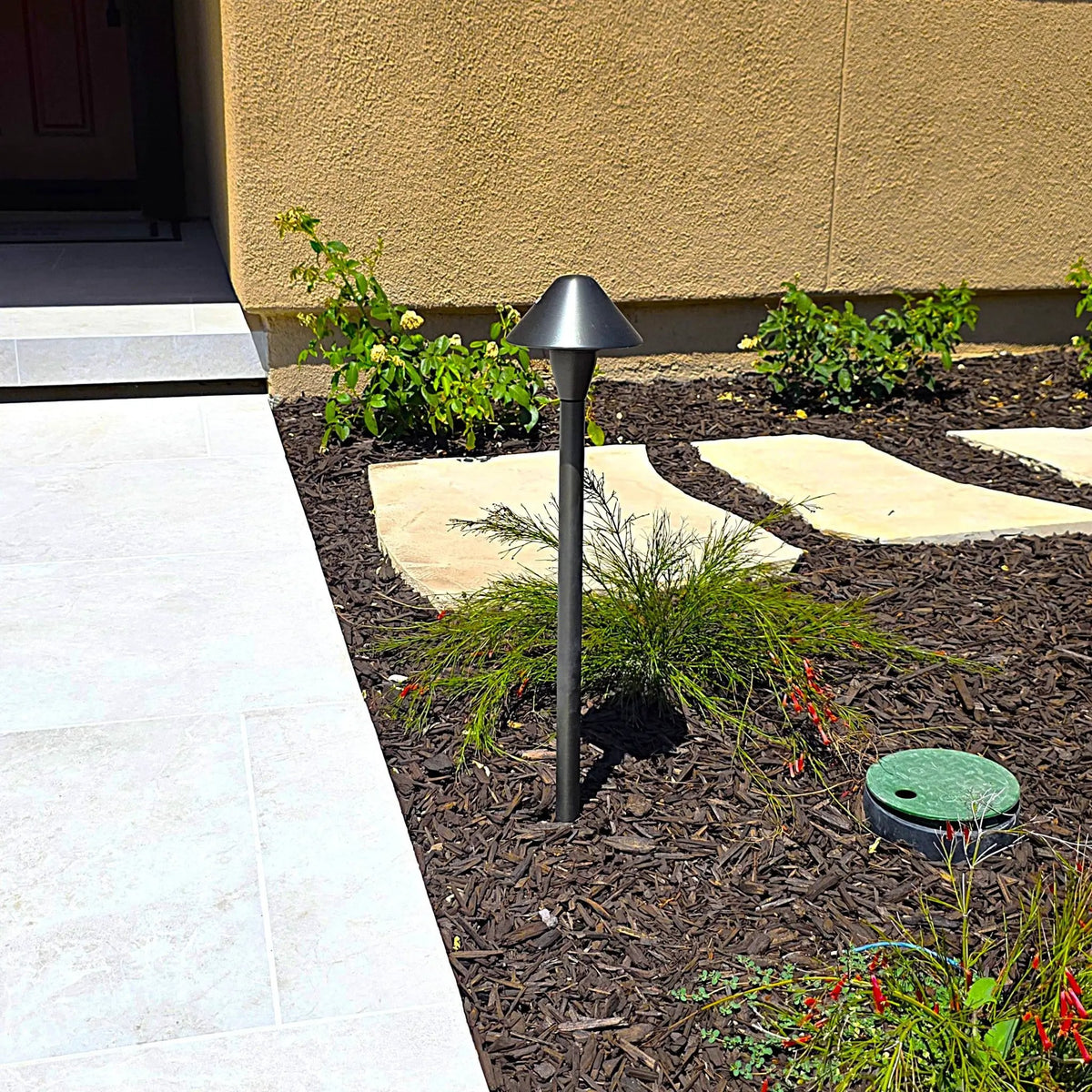 Olympique Cast Brass Path Light Outdoor Landscape Lighting by Lumiere Lighting
