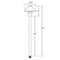 Olympique Cast Brass Path Light Outdoor Landscape Lighting by Lumiere Lighting