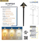 Olympique Cast Brass Pathway Light Natural Bronze