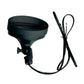 Ovale Solid Cast Brass Flood Light Black
