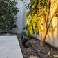 Ovale Solid Cast Brass Flood Light Black