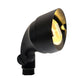 Ovale Solid Cast Brass Flood Light Black