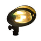 Ovale Solid Cast Brass Flood Light Black
