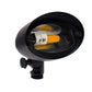 Ovale Solid Cast Brass Flood Light Black