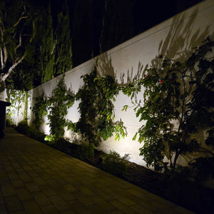 Ovale Solid Cast Brass Flood Light Black