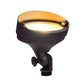 Ovale Solid Cast Brass Flood Light Natural Bronze