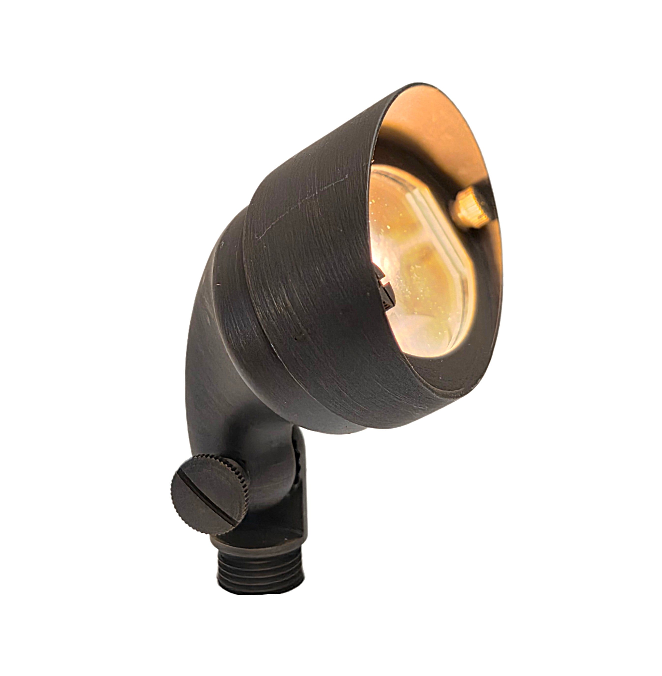 Ovale Cast Brass Flood Light Natural Bronze 12V