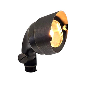 Ovale Solid Cast Brass Flood Light Natural Bronze
