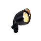 Ovale Solid Cast Brass Flood Light Black