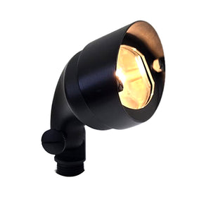 Ovale Solid Cast Brass Flood Light Black