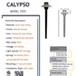 Calypso 8 Pack Solid Cast Brass Pathway Light - Professional Landscape Lighting