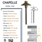 COMBO KIT III - Solid Cast Brass Outdoor Landscape Pathway & Spot Lighting