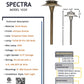 COMBO KIT V- Solid Cast Brass Outdoor Landscape Pathway & Spot Lighting