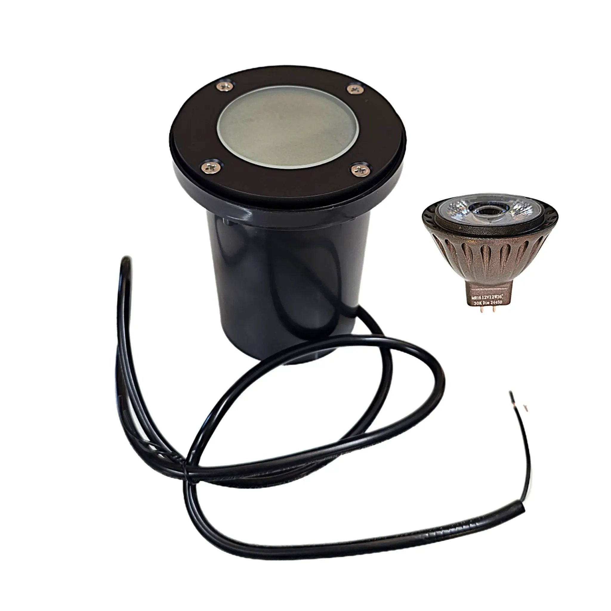 Palomer Cast Brass In Ground Well Light 12V Outdoor