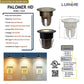 Palomer HD Cast Brass Flat Cover Ajustable In-ground Well Light
