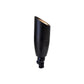 Noir Panora Solid Cast Brass Directional Spot Light - Black