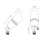 Panora Cast Brass Directional Spotlight For Outdoor Low Voltage Lighting by Lumiere Lighting