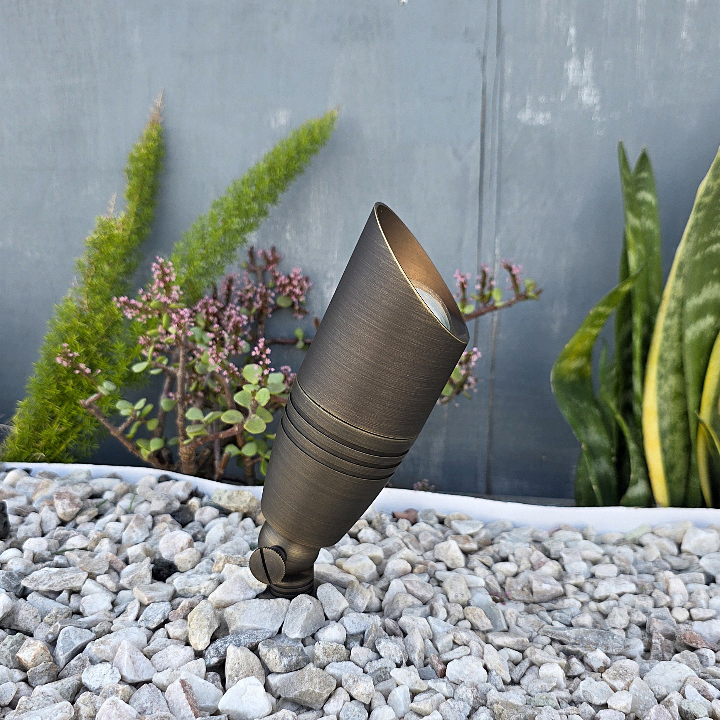 COMBO KIT III - Solid Cast Brass Outdoor Landscape Pathway & Spot Ligh