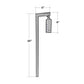Pendule Cast Brass Path Light