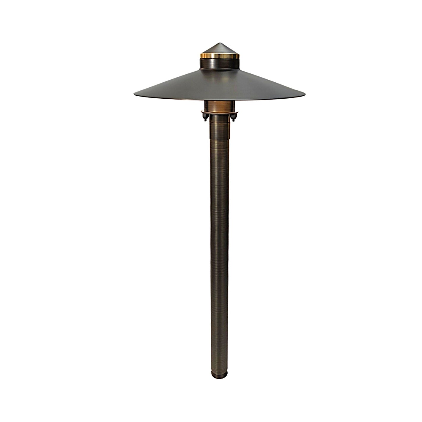 Phare Cast Brass Adjustable Path Light Natural Bronze