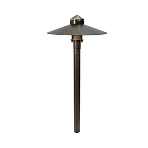 Phare Cast Brass Adjustable Path Light Natural Bronze