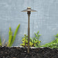 Phare Cast Brass Adjustable Path Light Natural Bronze
