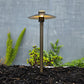 Phare Cast Brass Adjustable Path Light Natural Bronze