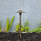 Phare Cast Brass Adjustable Path Light Natural Bronze